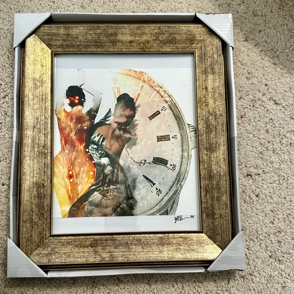 New! Signed Wall Art, “Hands of Time.” - Picture 2 of 5